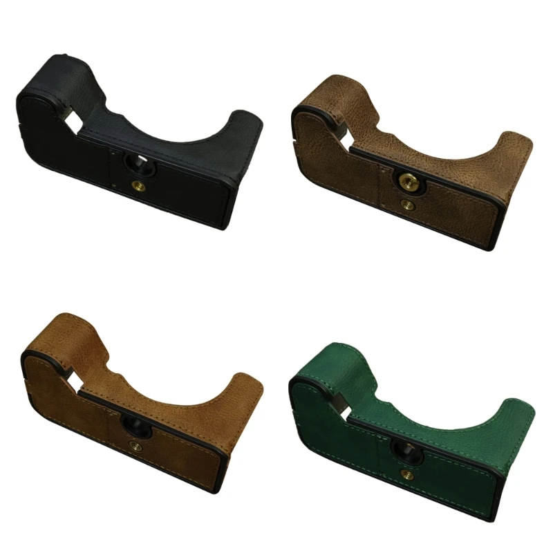 

Stylish Camera Protective Case with Ventilation for ILCE 7c2 Camera Stylish Leather Camera Body Skin for Photographers