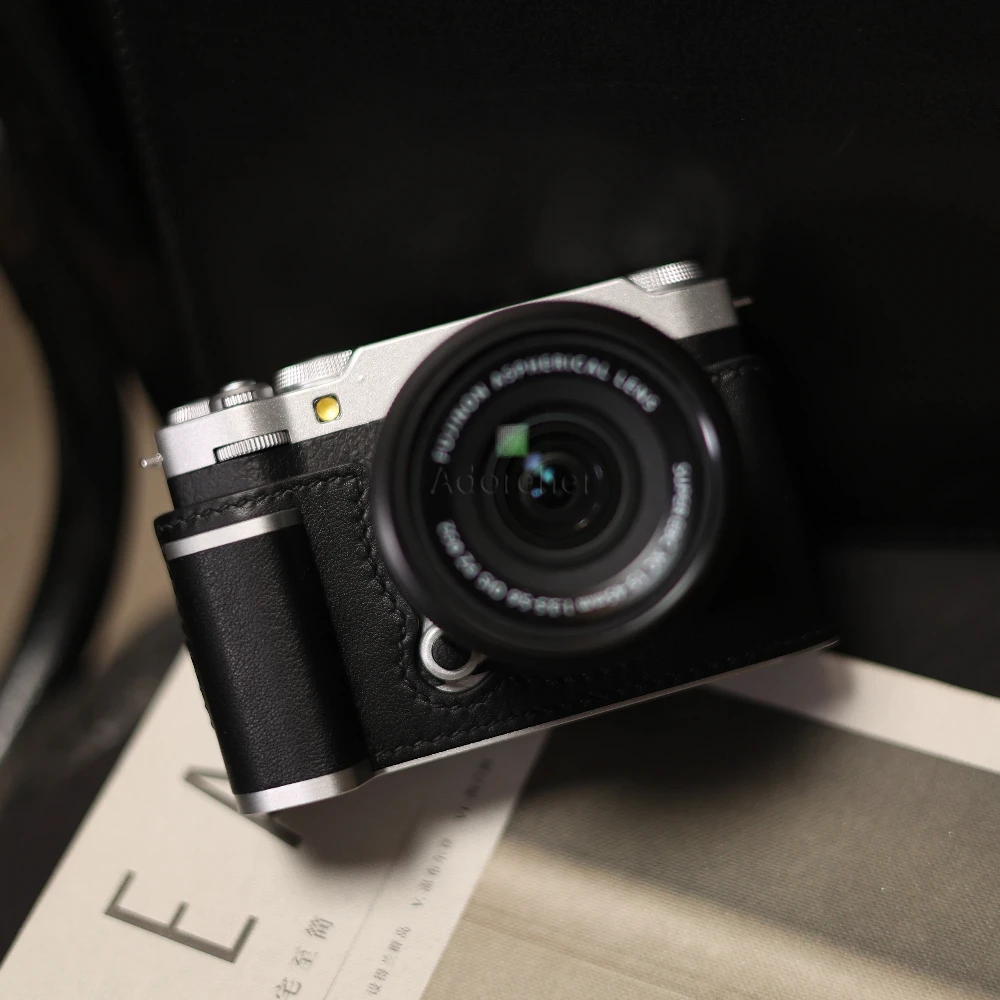 

Чехол из натуральной кожи для камеры Fujifilm X-M5, защитный чехол, аксессуары