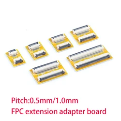 10PCS/1PC FPC FFC Flexible Flat Cable Extension Board 0.5mm 1mm Pitch 4Pin 5 6 7 8 9 10 12 14 15 16 20 30 40 50 60 PIN Connector