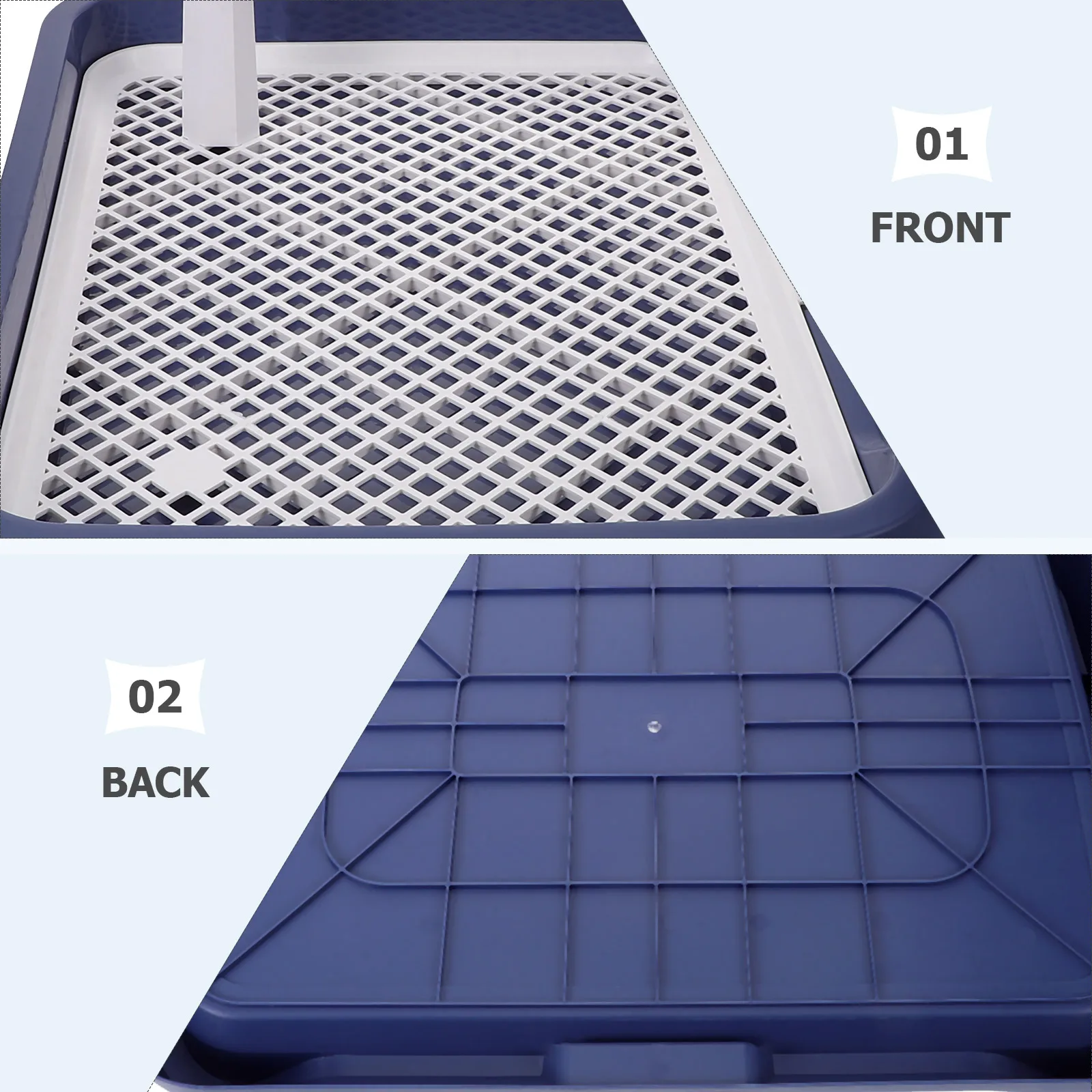 

Dog Toilet Puppy Training Potty Tray Indoor Pet Urinal Anti-Slip Plastic Litter Basin For Dogs Household Cage Bedpan Dog Potty