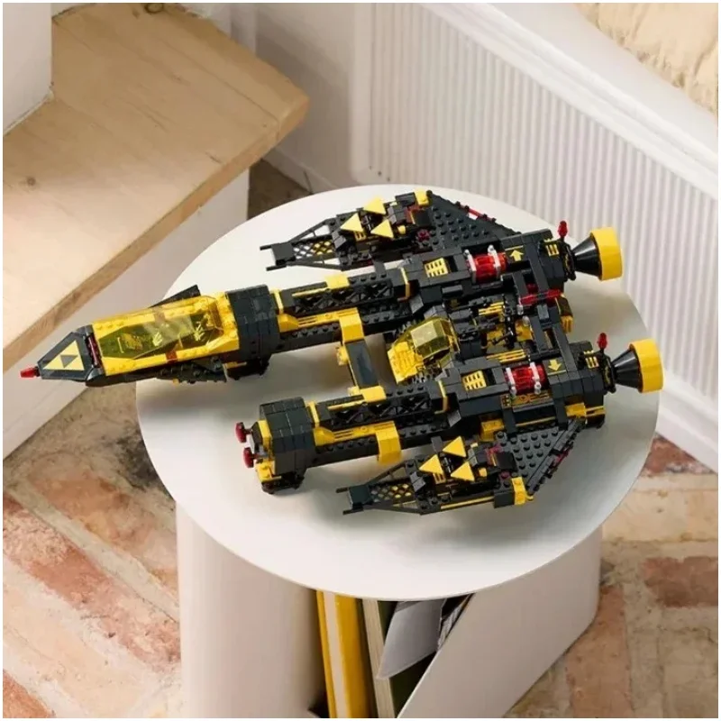 Brinquedos populares 2025 novo moc preto rebeldes blocos de construção diy modelos montagem brinquedos criativos das crianças presentes do festival