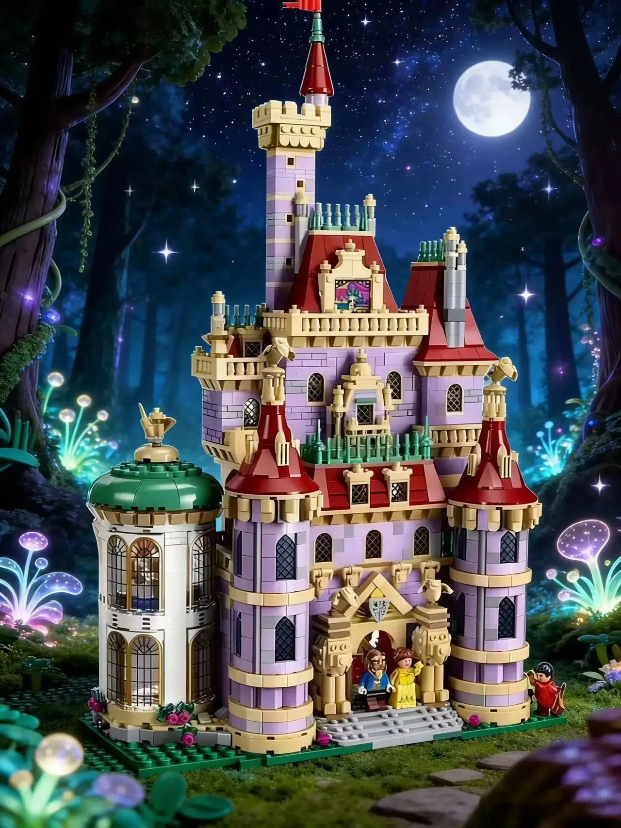 Bloques de Construcción DIY 2026, La Bella y la Bestia, Casa Castillo, Módulo 2916 Partículas, Regalos y Juguetes de Cumpleaños para Adultos