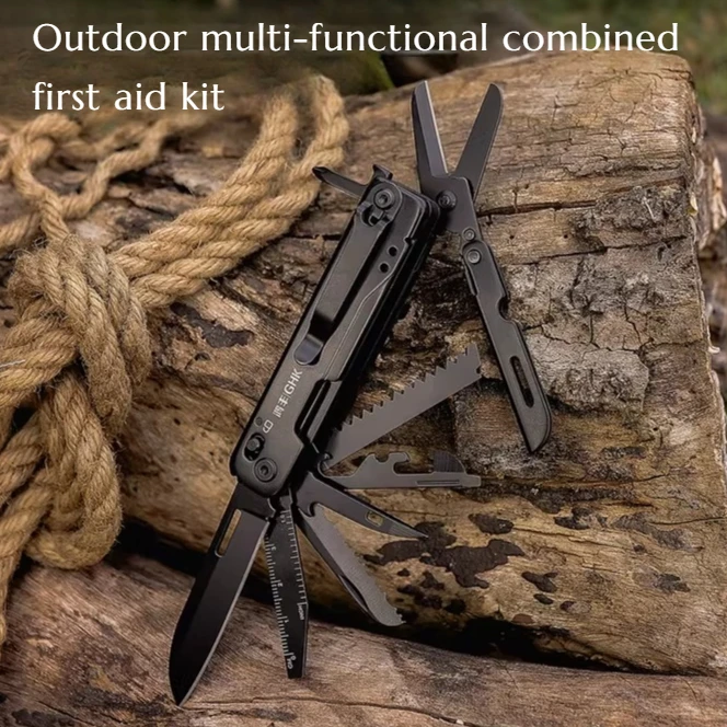 

Multifunctional Outdoor Camping Emergency Survival Equipment - Compact and Practical Folding Vehicle-mounted First Aid Kit