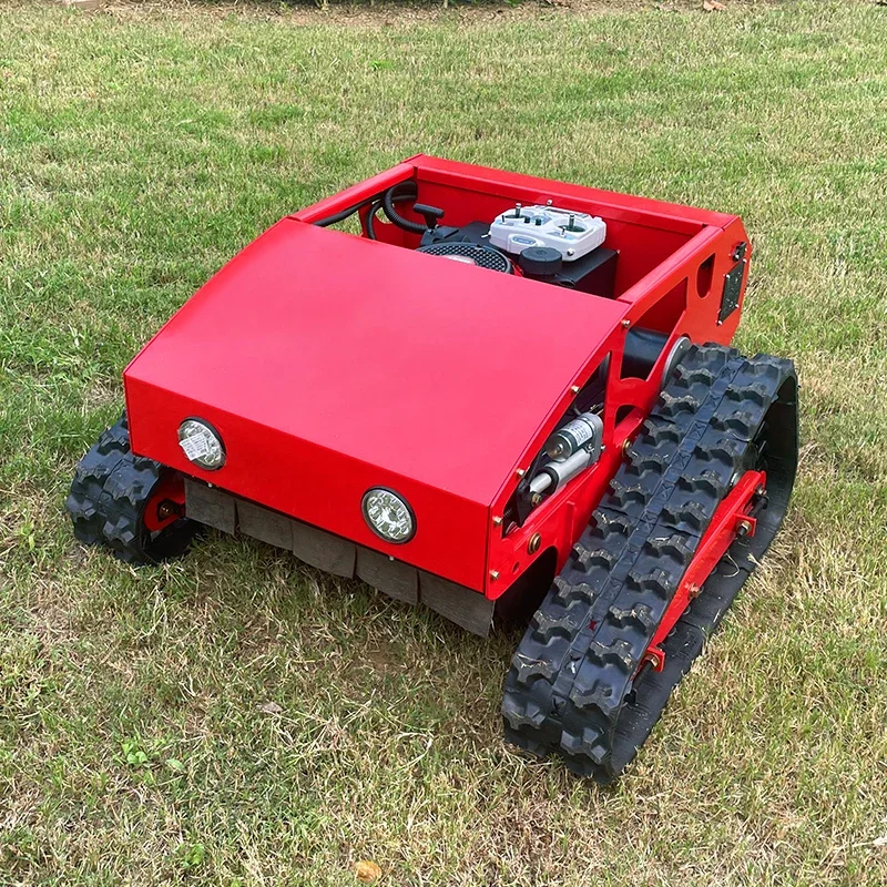 Crawler Robot Lawn Mower Self Propelled Remote Control Walking Tractor Garden Grass Cutting Machine Automated Lawn Mower