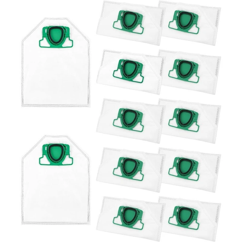 12PCS For Vorwerk Kobold VK200 FP200 Vacuum Cleaner 5‑Layer Microfleece Allergy‑Friendly Replacement Parts Accessories Kit