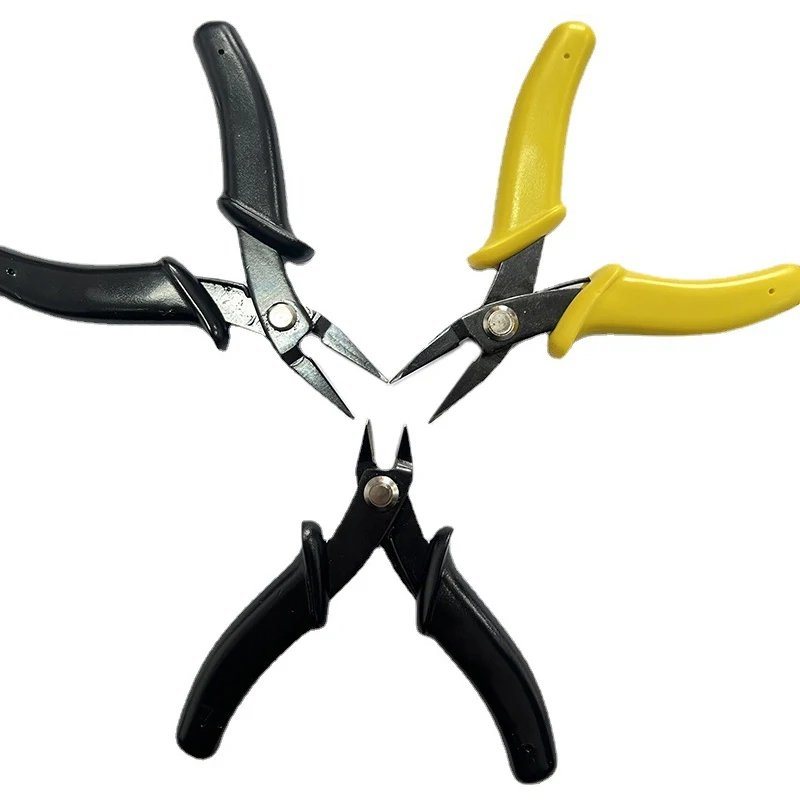 Mini Diagonal Pliers Assembly Tool Metal Model Tools For Assembling Handmade Plier Needle Nose Pliers Model Pliers DIY Plier