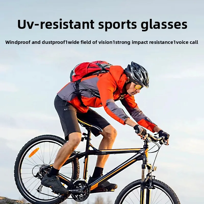 Outdoor Anti UV Sports Glasses Smart Bluetooth Calling G02 IP65 Waterproof Sun Sunglasses Men Women Goggles Cycling Driving