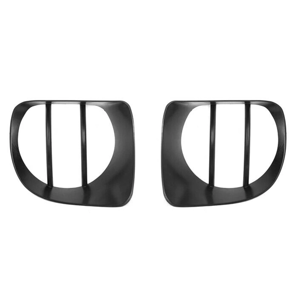 Black Front Light Headlight Lamp Trim Cover Decor for Jeep Renegade 2019+ 1