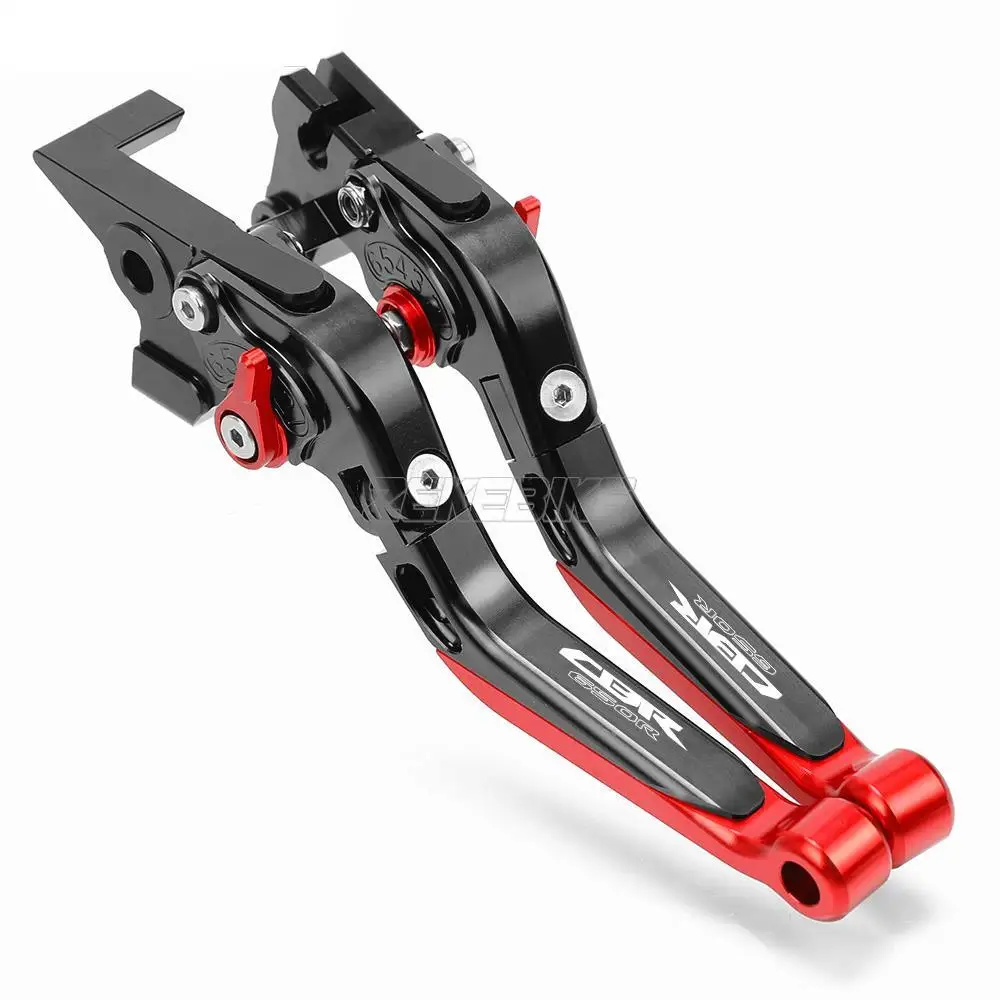 

Brake Clutch Levers For HONDA CBR600RR CBR650F CB650F CBR650R CB650R Motorcycle Accessories Folding Extendable With Logo