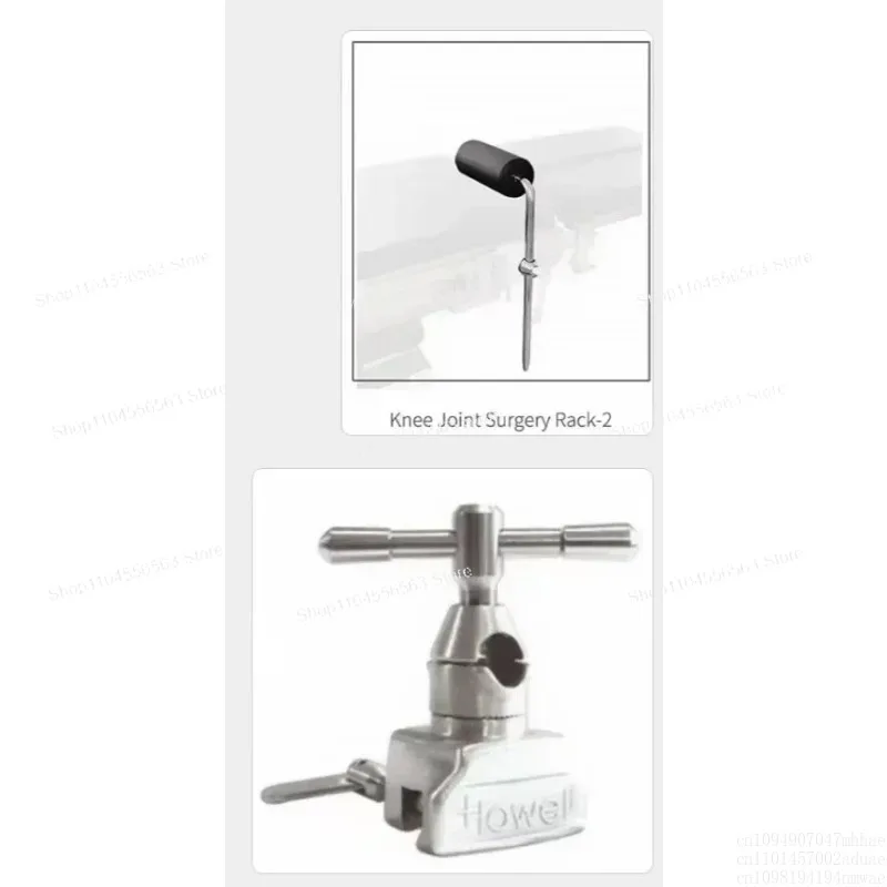 Knee Surgery Fixation Frame Adjustable for Orthopedic Surgery Positioning, OT Table Accessories for Leg Support