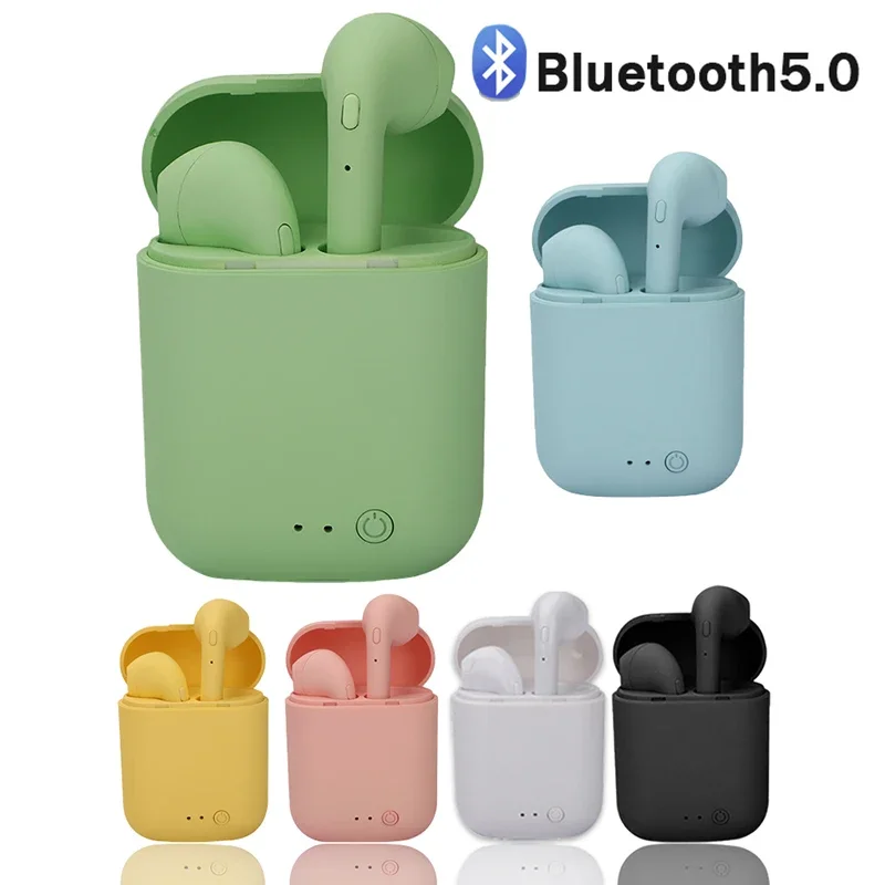 

I12 Macaron Bluetooth Headset Matte Sports Binaural Wireless I12tws Bluetooth Headset 5.0