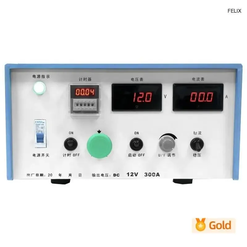 300A 12V High Frequency Switch Rectifier Electroplating Electrolytic Oxide Galvanized Chrome Plated Rectifier