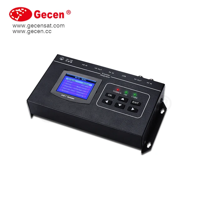 MPEG4 HD DVB-T RF Encoder Modulator DM-02TH 1080p Resolution H.264 Video Digital Modulator for Radio & TV Broadcasting