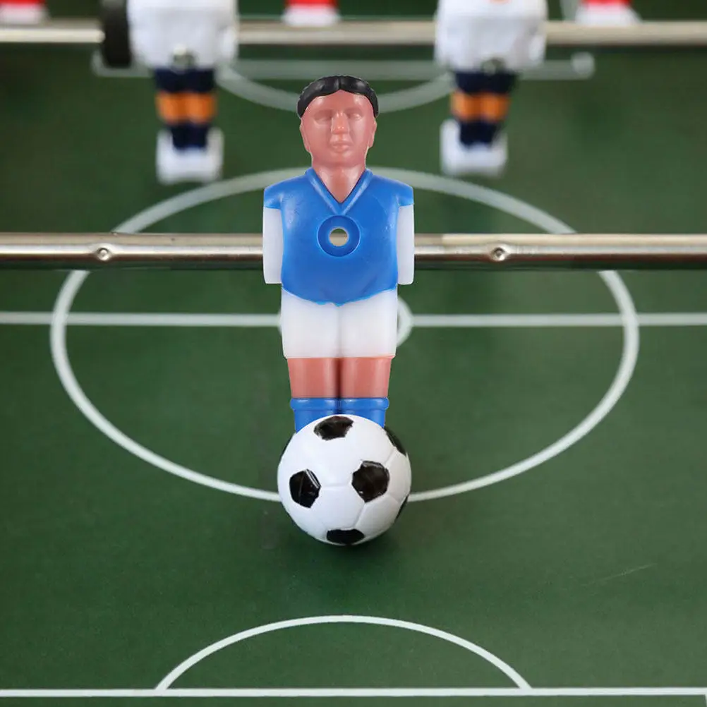 

10Pcs Foosball Table Player Figures Realistic Soccer Action Figures Replacement Parts for Table Football Machine Accessories