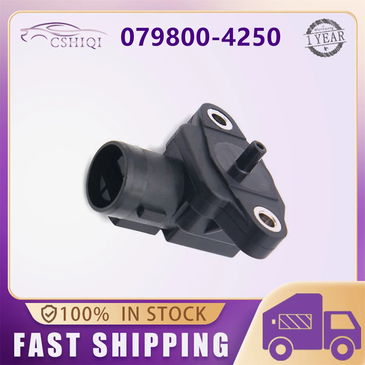 079800-4250 Manifold Air Pressure Sensor MAP 37830P05A01 37830P0GS00 0798004250 For Honda Accord Del Sol Odyssey Acura Integra