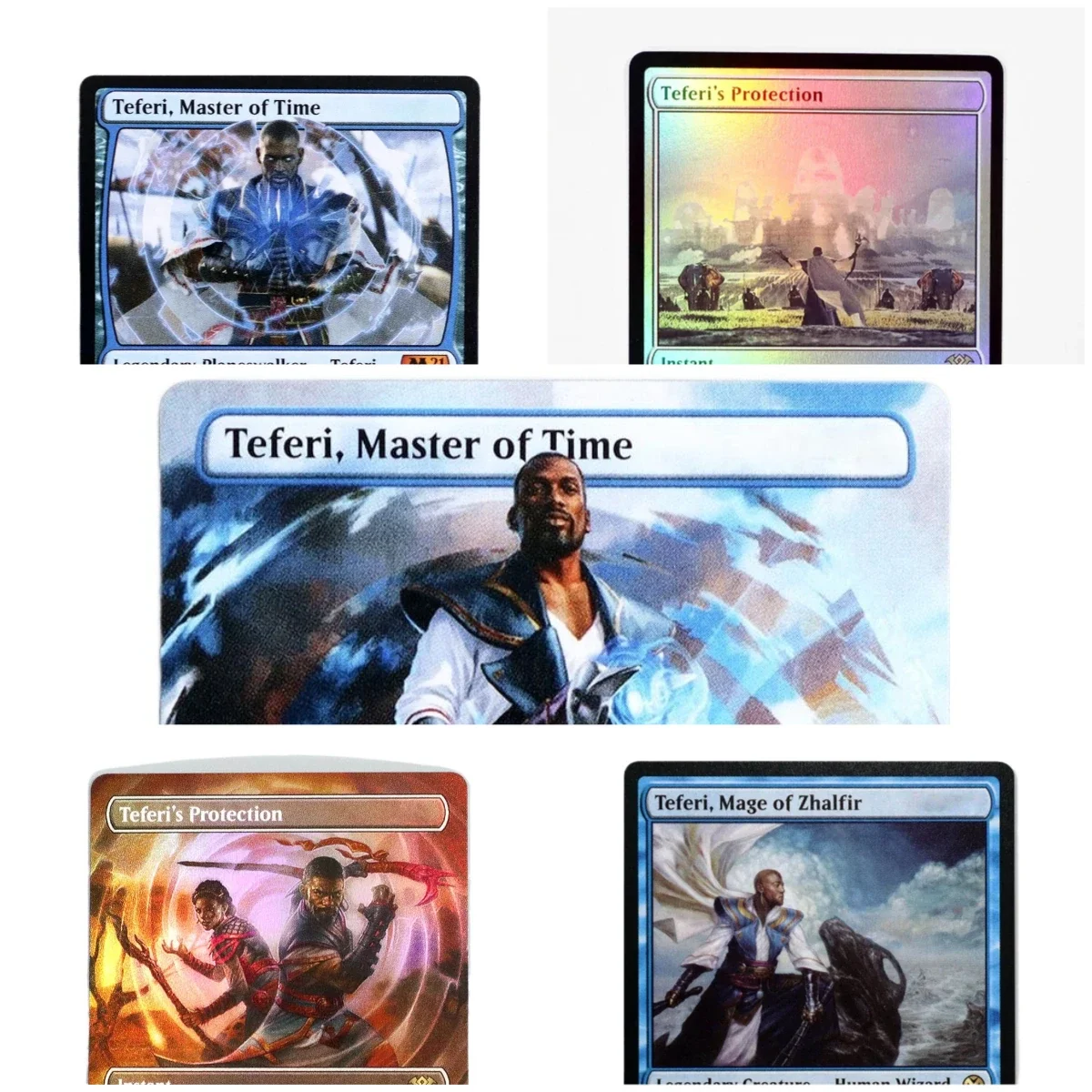 

(Teferi, Master of Time) Foil/Holo TCG Magical Proxy Cards Game Quality Proxy Gathering Board Playing Game Trading Cards Proxy