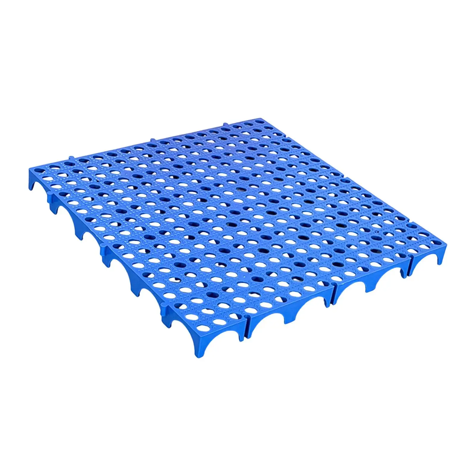 Ventilated Plastic Pallet Nestable Storage Grid Waterproof Floor Pad for Basement Supermarket Logistics
