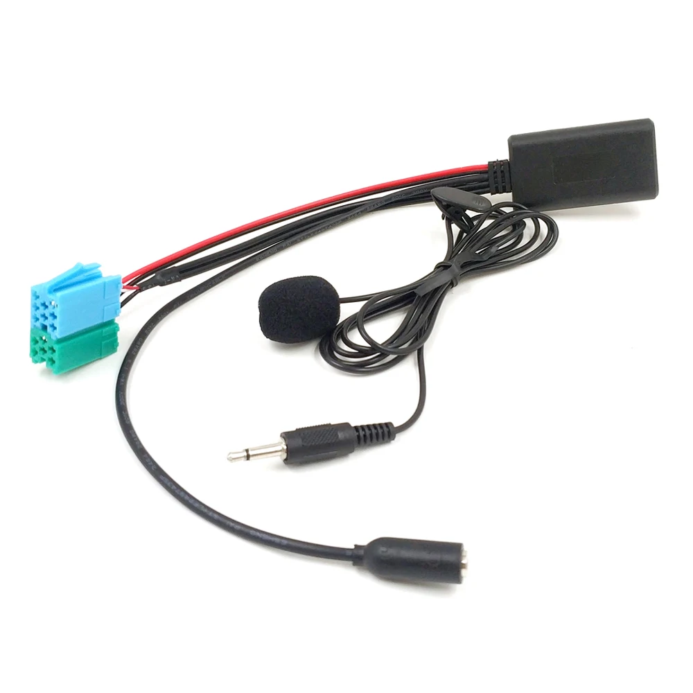 Car 6+8Pin Bluetooth Audio Aux Cable Microphone Handsfree Mobile Phone Free Calling Adapter For Fiat Bravo 2007+ Visteon-M53K - view 5