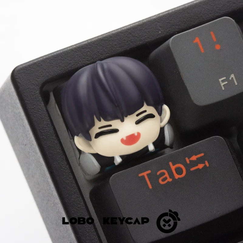 Monster No.8 Anime Resin Artisan Keycap DIY Custom Cute Keycap for Mechanical Keyboard PC Gaming Accessories Gift Collection 6