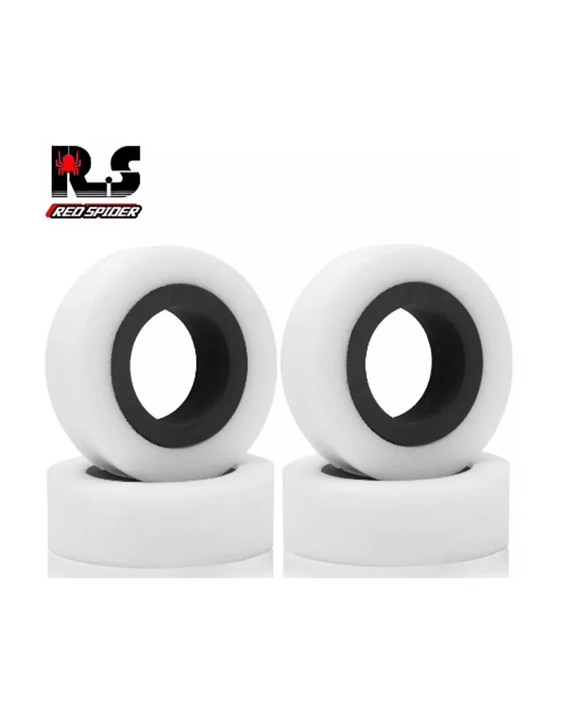 4pcs 1.9 Tire Inserts Soft Outer Foam Inserts Dual Stage Closed Cell for 1.9'' Wheel Tires RC Crawler Axial SCX10 90046 TRX4