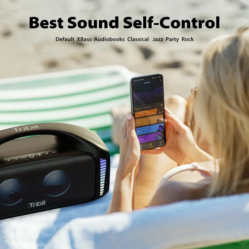 Alto-falante Bluetooth Portátil Tribit StormBox 90W à Prova d'Água IPX7 — foto 3