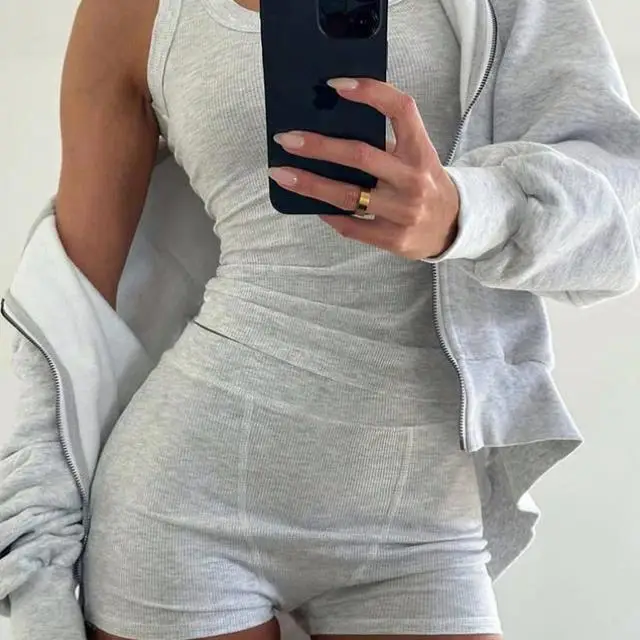 

Men's Casual Sports Set with Collar Vest And orts Seven Sve T-irt ort Pants Autumn Season Faion Outerwear