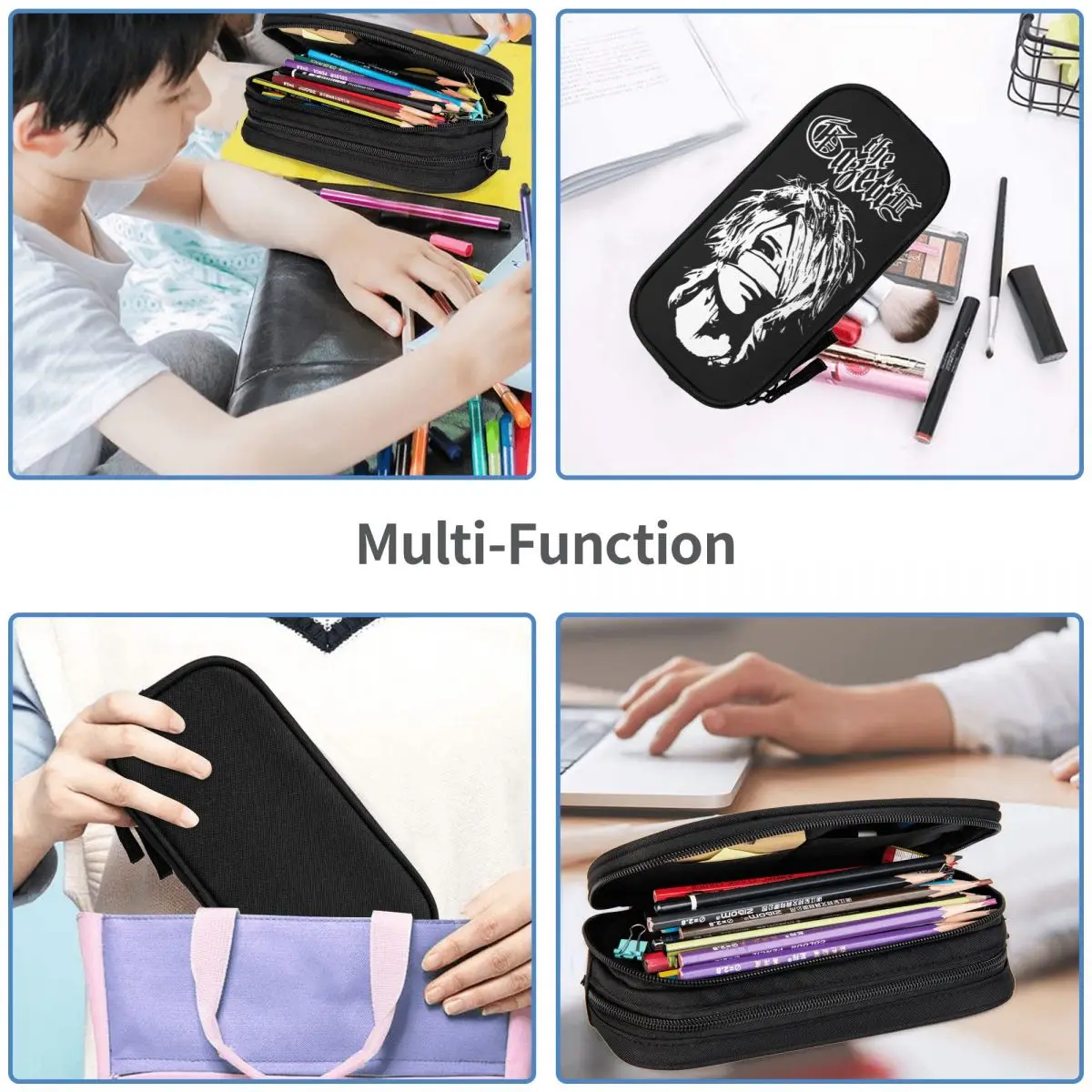The Gazette Reita Tribute Band Pen Box Double Layer Large-capacity Office Accessories Pen Case Amazing Gift
