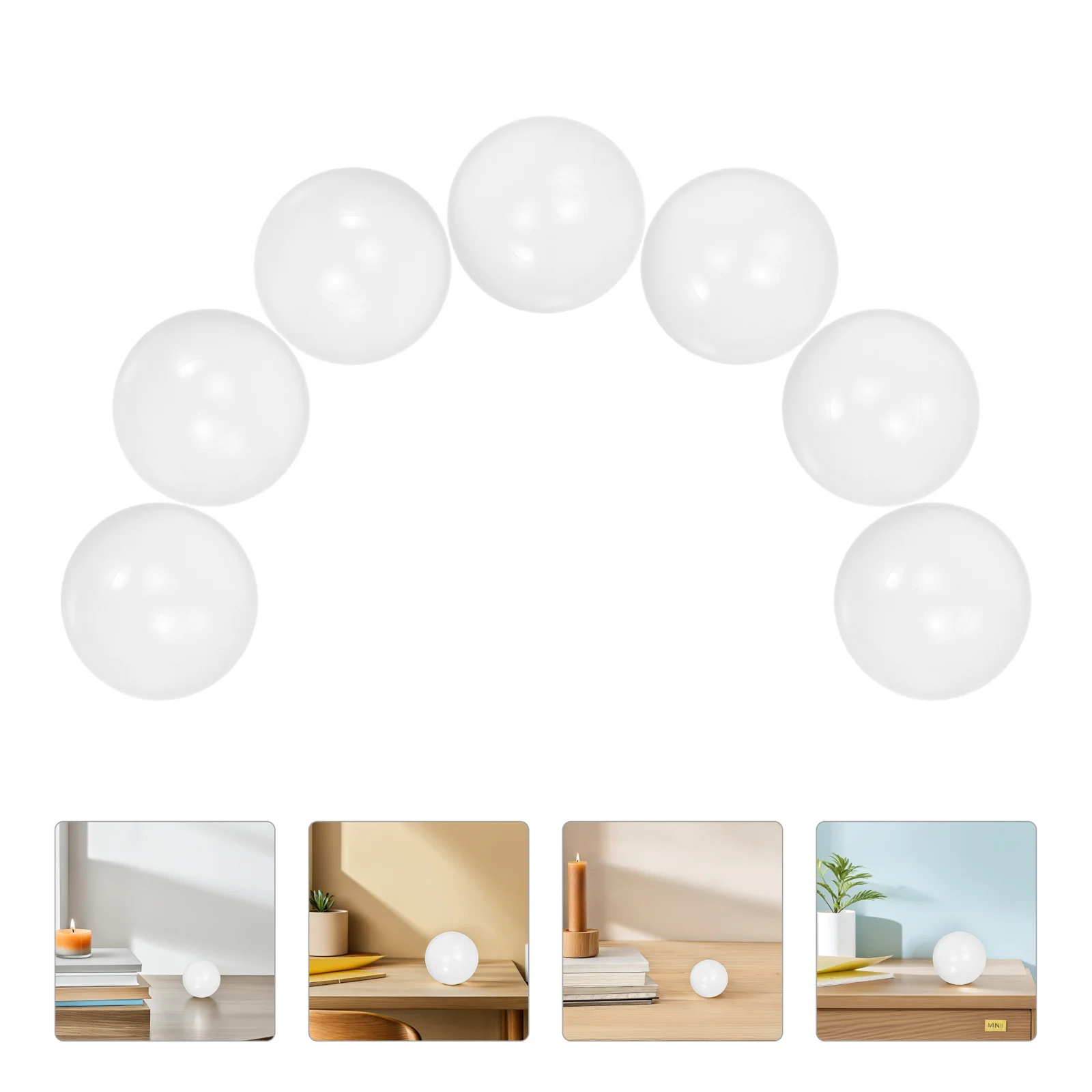 50 Stuks Oceaan Ballen 6Cm Doorzichtige Plastic Crush Proof Zacht Veilig Speeltent Zwembad Strand Outdoor Zintuiglijke Hand Coördinatie ballen