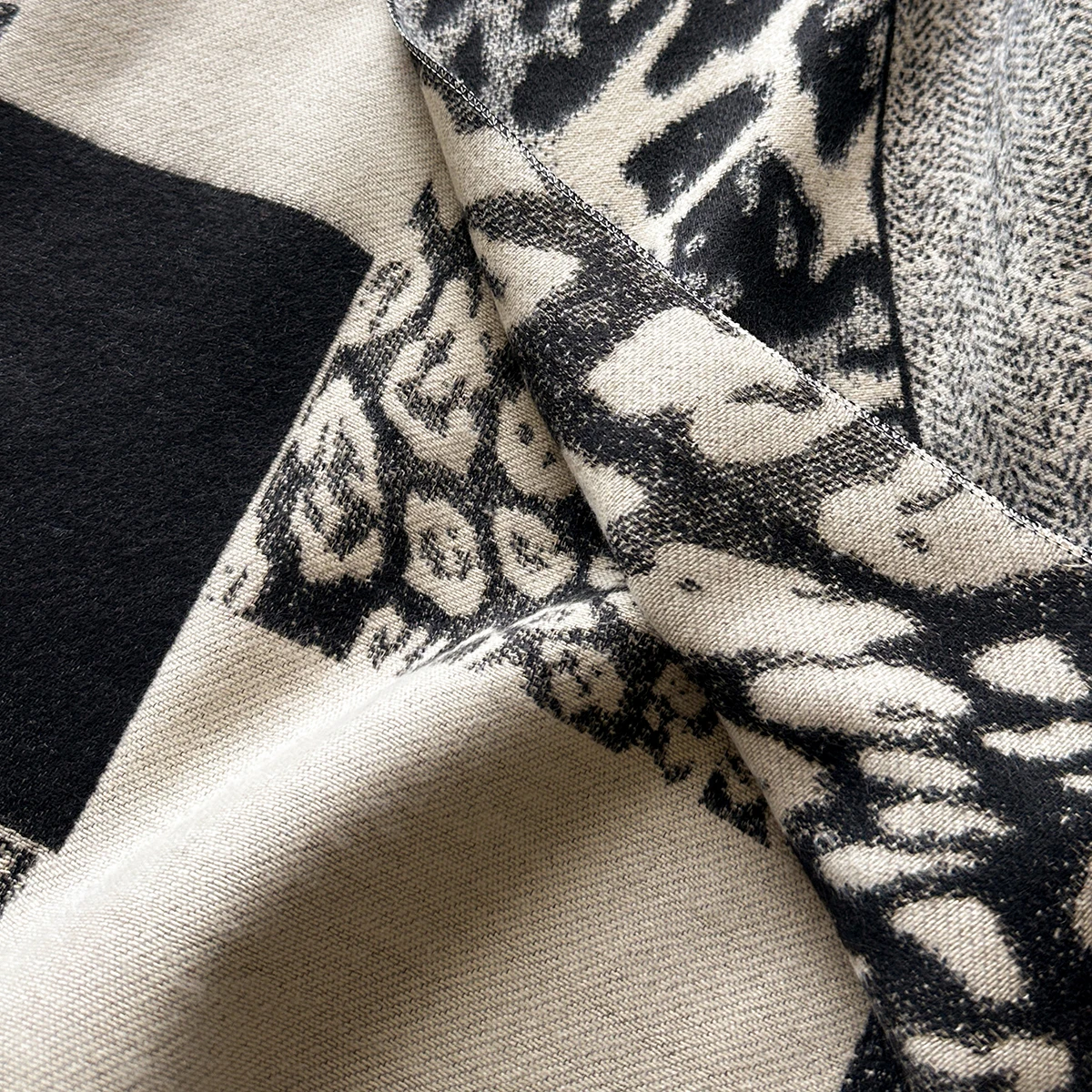 وشاح شتوي دافئ من الكشمير لعام 2025 للنساء فاخر من قماش الجاكار الباشمينا شال لف منديل للسيدات Bufanda Echarpe تصميم عقال #4