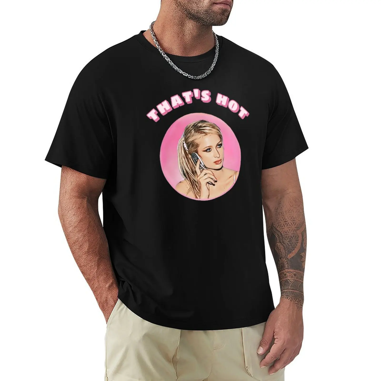 

Pink Y2K That’s Hot T-Shirt anime stuff anime clothes outfits for men