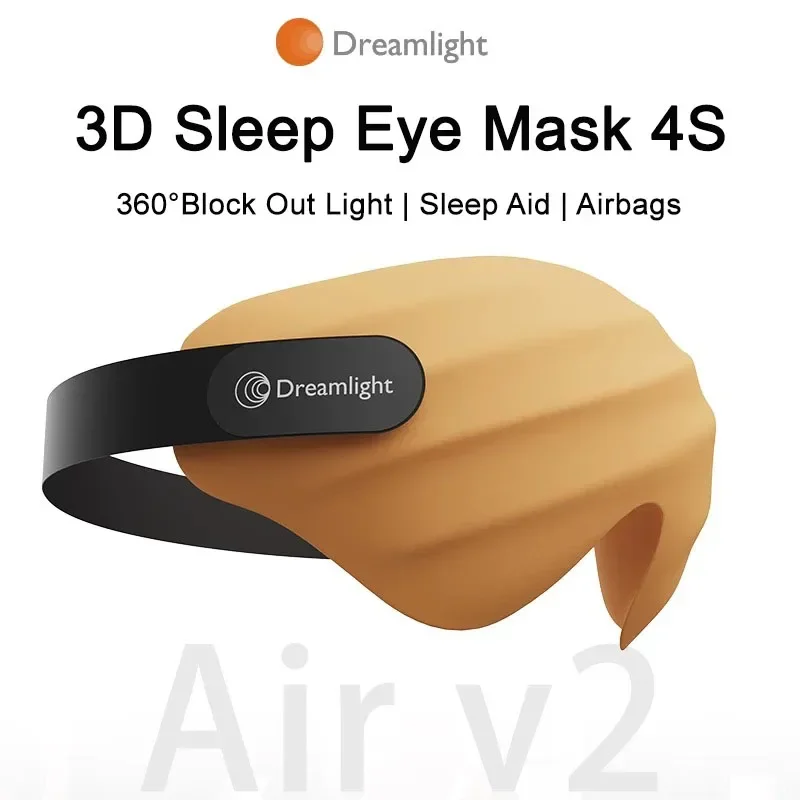 Dreamlight 4S Eye Mask Sleep 3D Stereoscopic Sleep Aid for Men Women Adult for Sleeping Block Out Light Travel Blindfold