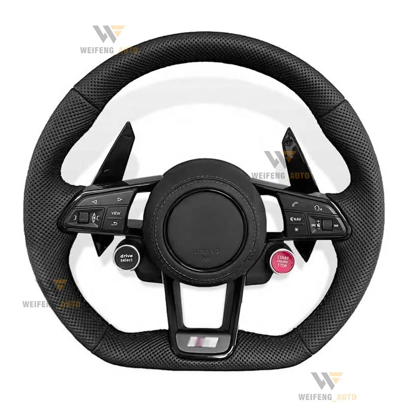 

XWF Customized Steering Wheel Fit for Audi A3 A6 A7 A5 RS3 RS4 RS5 S3 S4 S5 S8 Upgrade New TT Real Carbon Fiber Steering Wheel