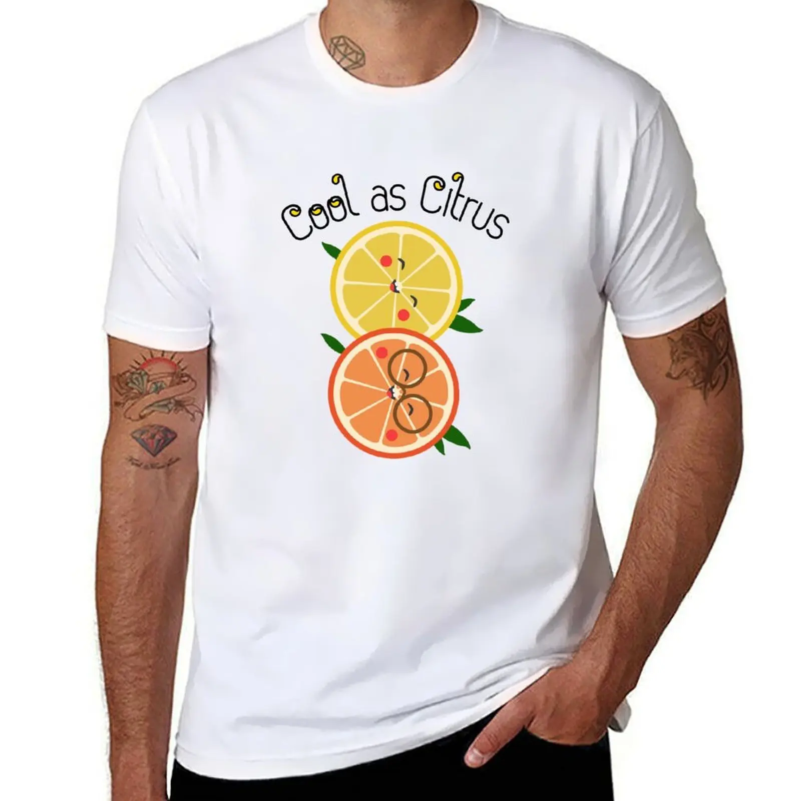 

Cool as Citrus - Happy Citrus T-Shirt cotton t shirt pack t shirts for man cotton funny T-Shirt