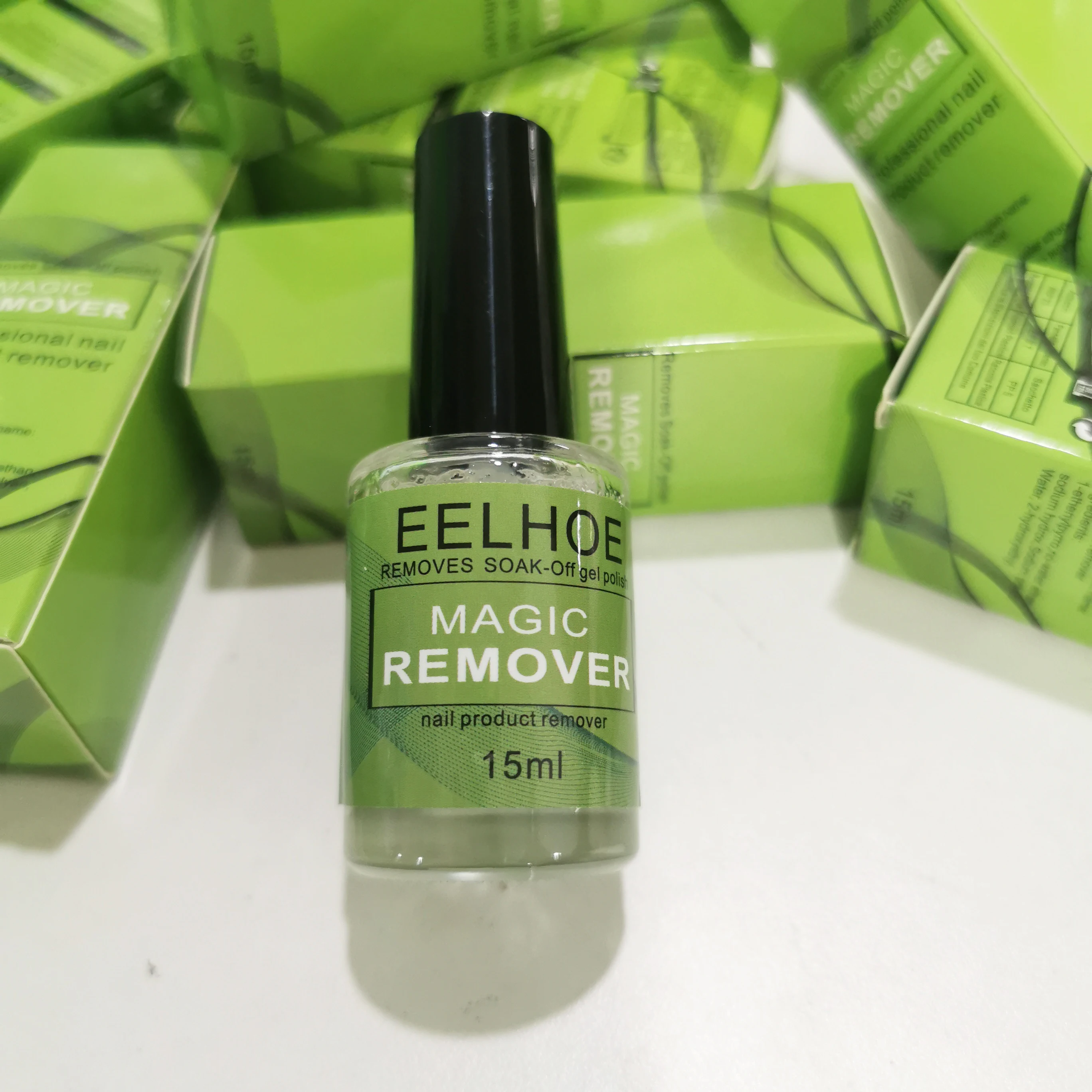 15 ml/Flasche Professioneller Nagellack-Schnellentferner Einfaches, schnelles und sicheres Nagelgel Magic Remover Polish Mildes Entfernen von UV-Gel-BurstLiquid