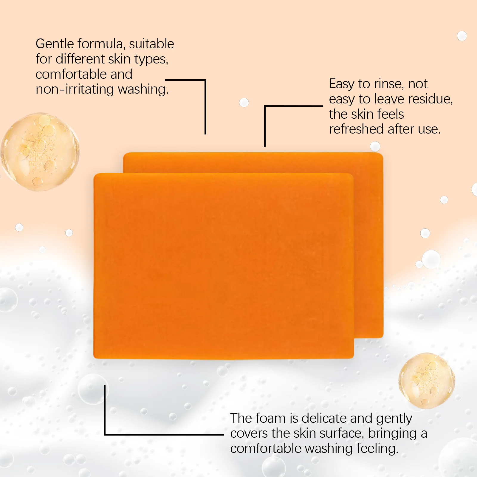 Oceaura papaya cúrcuma sabonete de banho nutritivo limpeza profunda melhorar a pele maçante remover sujeira suave epidermis corpo hidratar sabonete de banho