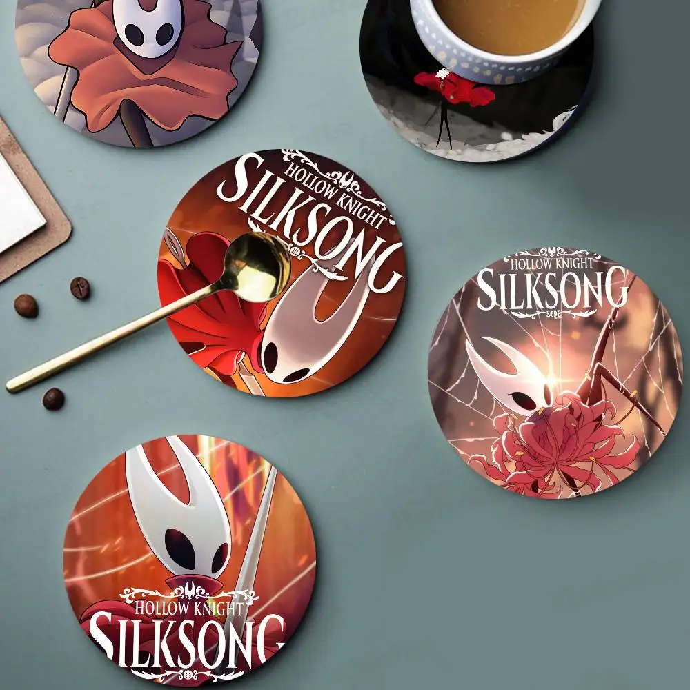 Popular Hot Hollow Knight Silksong-Cool Vintage Wooden Designs for Coffee & Tea, Washable Art Pieces for Cozy Home Cafe
