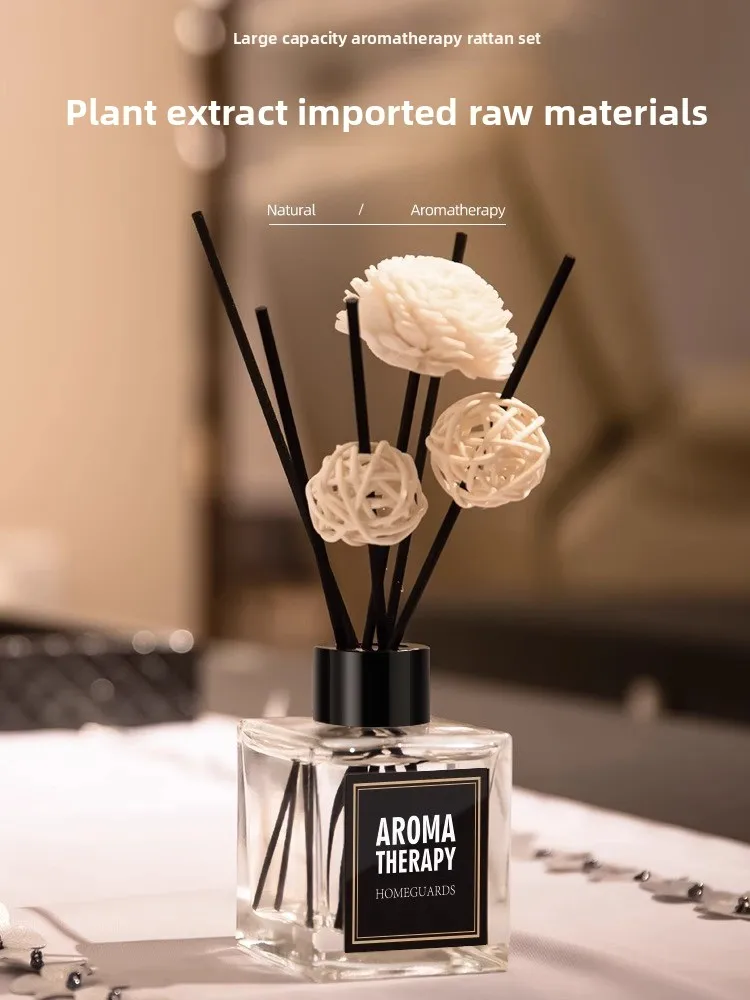 Aromatherapy Reed Diffuser Essential Oil Air Freshener Bedroom Hotel Room Fragrance Decor Bathroom Deodorizer Car