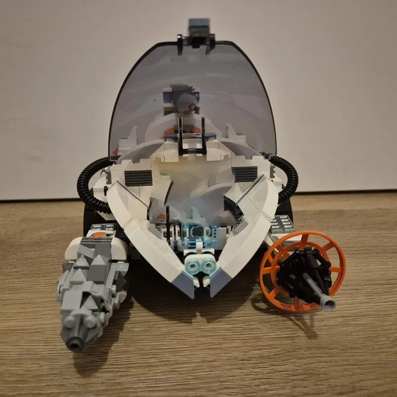 Kreative Serie Moc Bausteine Modulare Mobile Bergbau Laser-Stadt Raum Technologie Blöcke Weihnachten DIY Spielzeug Bau Geschenk