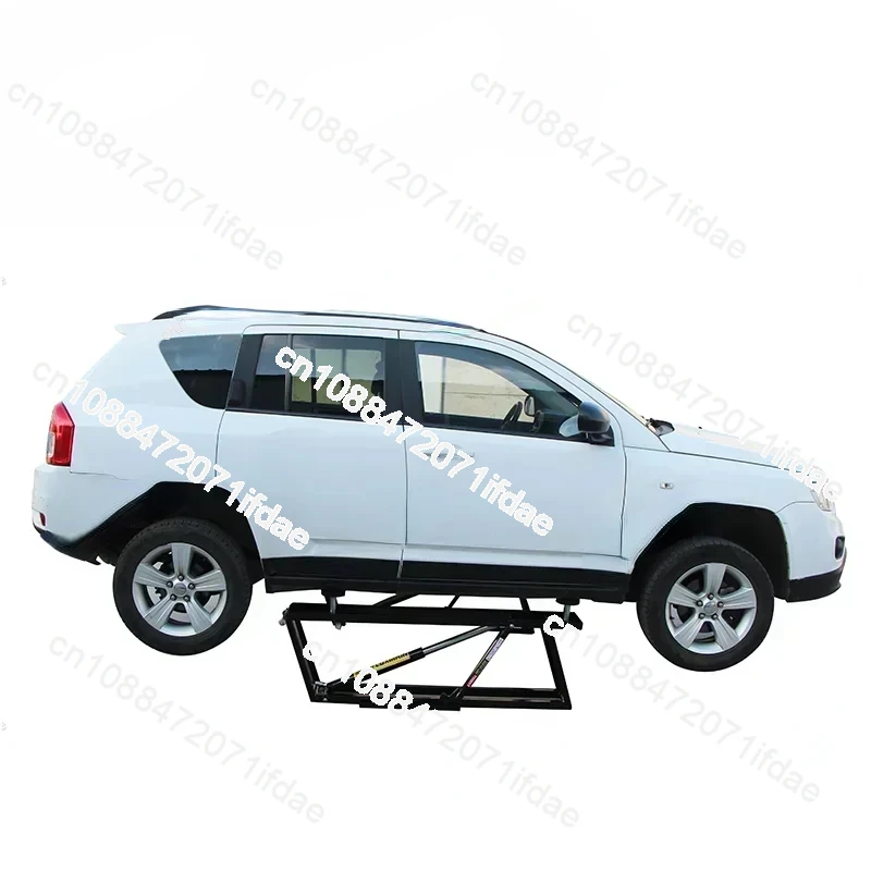 Autolift Laag Mobiel Draagbaar Schaarlift Auto Lift Platform Snelle reparatiewerkplaats Thuis