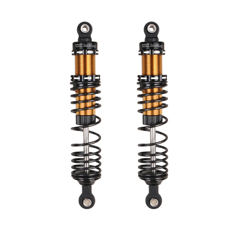 

KYX Racing 100mm Black Aluminum Rear Shock Absorber Upgrades Parts Accessories for 1/10 RC Crawler Car Traxxas F150 Raptor