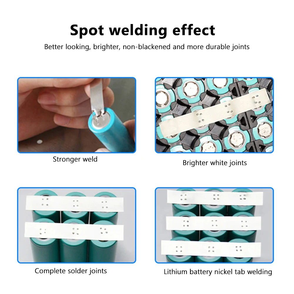 Copper Spot Welding Pen Multifunctional Spot Welding Machine Needle DIY Solder Pin Antioxidant Fire Prevention for 18650 Battery