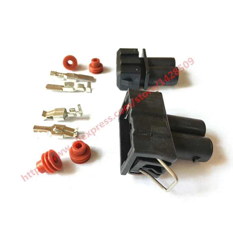 1 Pcs 2 Pin Female Male Kit Sound Horn Connector Wire Harness Auto Connector 357972772 357972782