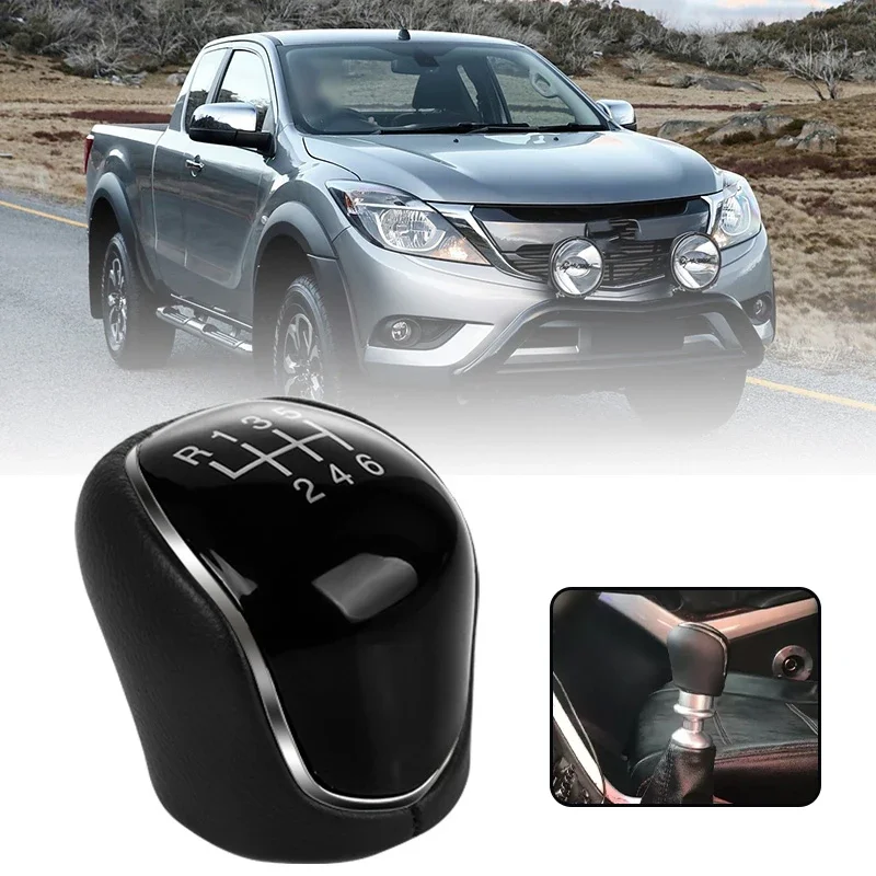 For Ford Grand Mazda BT50 Focus Mk2 Mk3 Transit Connect Grand C-Max Kuga Galaxy Mk3 Mk4 MT Gear Shift Knob Lever Head 6 Speed