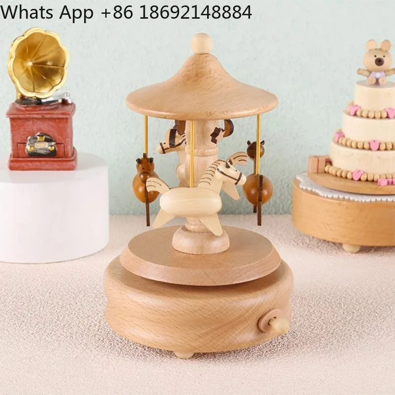 Music box creative boy and girl girlfriend carousel gift