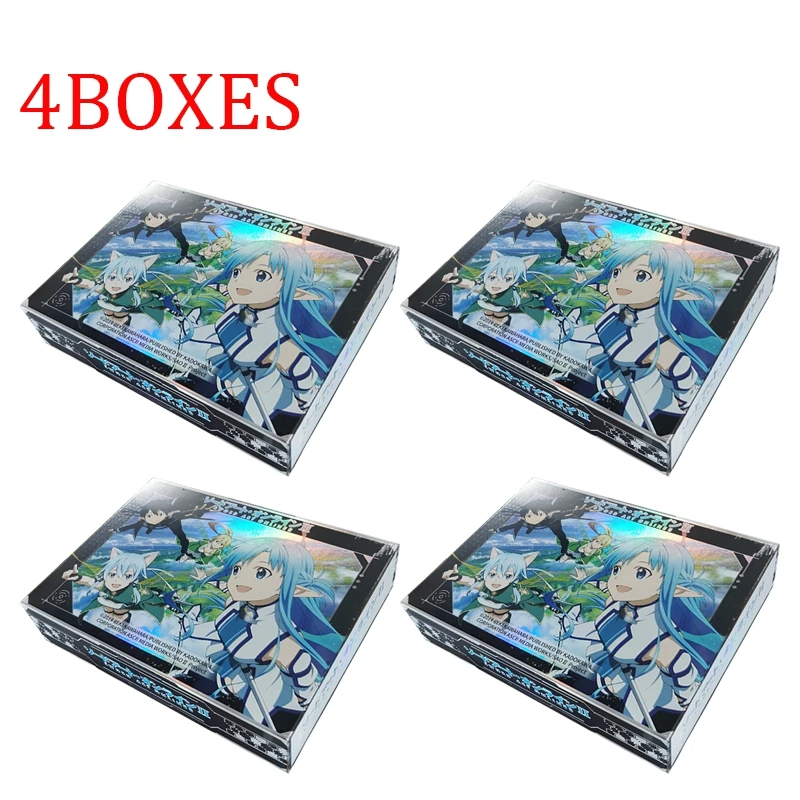 Special Offer SAO Sword Art Online Kirigaya Kazuto Yuuki Asuna Leafa Rare Collection Cards Child Kids Birthday Gift Game Toys