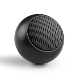 Altavoces inalámbricos Bluetooth para teléfono móvil, Mini caja de sonido de graves, portátil, manos libres, Subwoofer pequeño, Metal