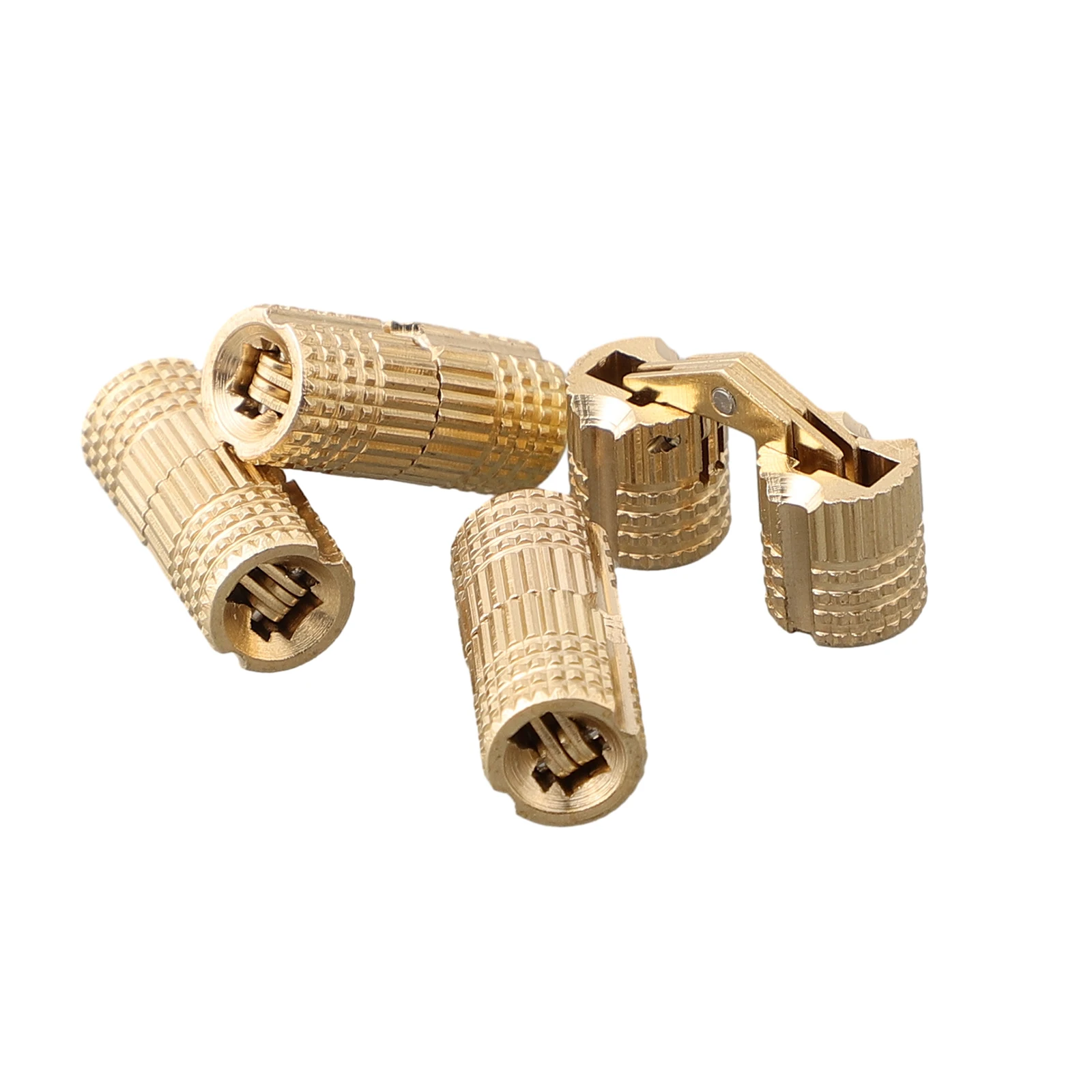 Discreetly Designed Hinge for Blending into Surrounding Surfaces When Installed on Matching Finish Wood or Laminate