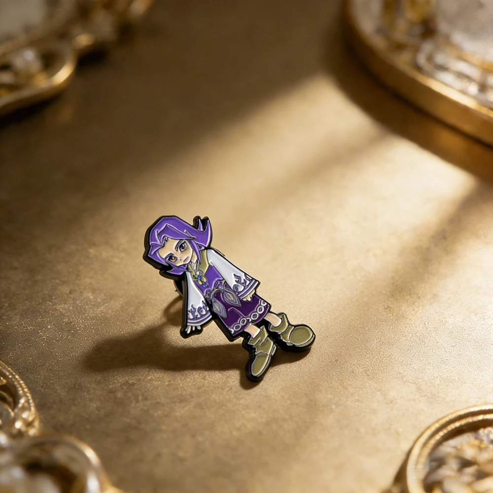 Charakterfigur Kafei Emaille-Brosche Klassisches Spiel-Merchandise Anstecknadel für Rucksack Hut Cosplay-Zubehör Gamer-Geschenk – Detail 10