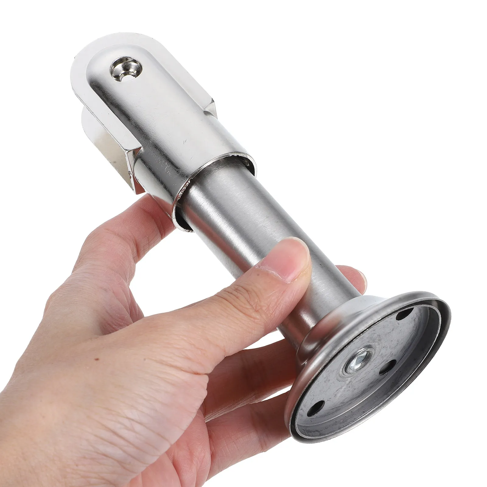 Stainless Steel Toilet Partition Support Feet 4 Pack Heavy Duty Restroom Cubicle Hardware Fittings