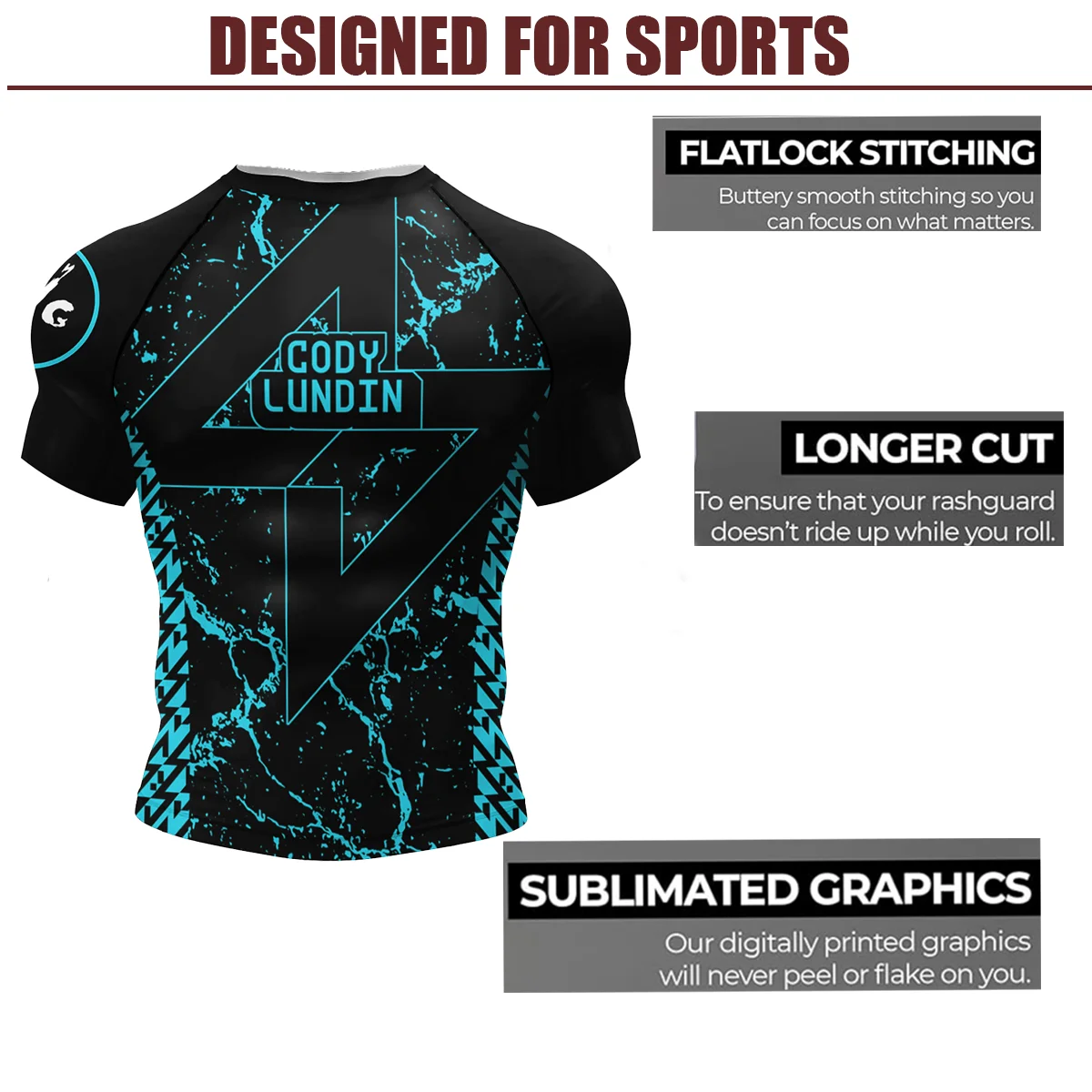 Men\'s UPF 50+ Spandex Quick Dry Short Sleeve Compression Exercise Baselayer T-Shirts Boxing Jersey Male BJJ jiu jitsu Rashguard